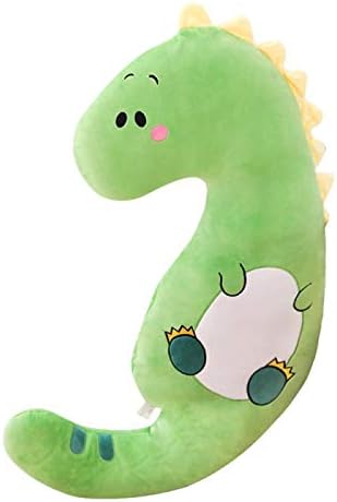 TİANMİNJİEDM Büyük Hayvan Yastık ve Peluş Oyuncak Dinozor Domuz Yastık Bebek Oyuncak Hediye (Renk: Yeşil Dargon, Boyutu: