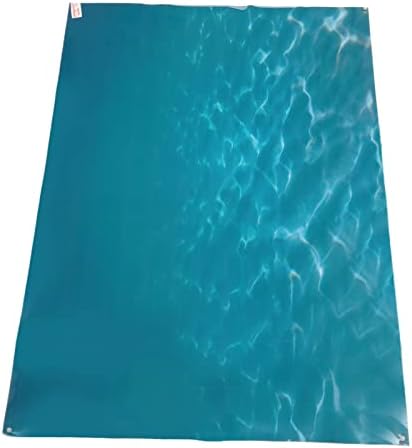 GLOGLOW Akvaryum Duvar Kağıdı Dekorasyon Kendinden Yapışkanlı Balık Tankı Arka Plan Sticker Deniz Desen Toksik Ücretsiz