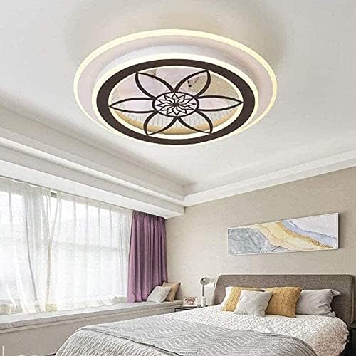 Işıklar ve uzaktan kumanda ile Fabrika Sıcak Satış 60CM Modern Tavan vantilatörü LED yatak odası Fanı Tavan lambası