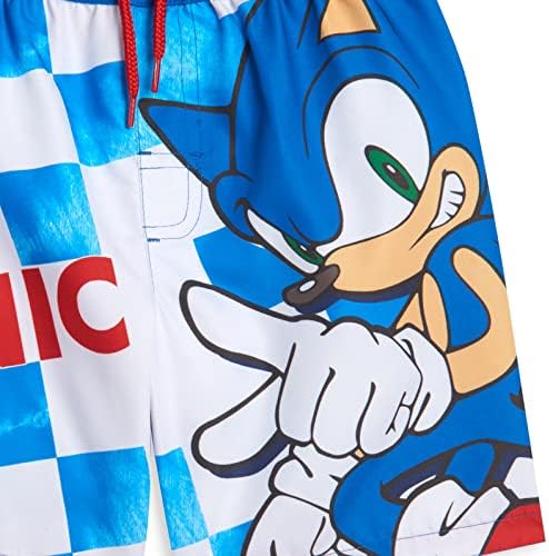 SEGA Sonic Kirpi Knuckles Kuyrukları Yüzmek Mayo Mayo Yürümeye Başlayan Büyük Çocuk