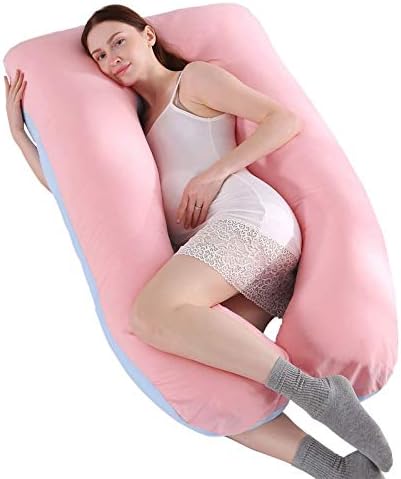 DAPERCİ Uyku Yastığı Hamile Kadınlar için Yumuşak Hamilelik Vücut Yastığı, Yıkanabilir Kapaklı Yan Uyku Yastığı Boyun/Sırt/Göbek/Bacak