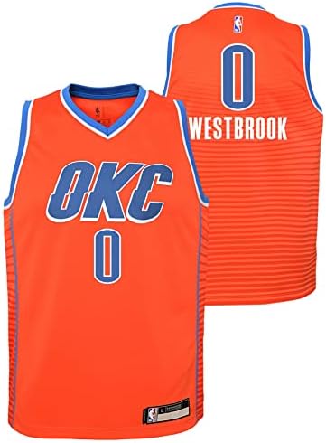 Outerstuff NBA Erkek Gençler (8-20) Russell Westbrook Oklahoma City Thunder Swingman Açıklama Forması
