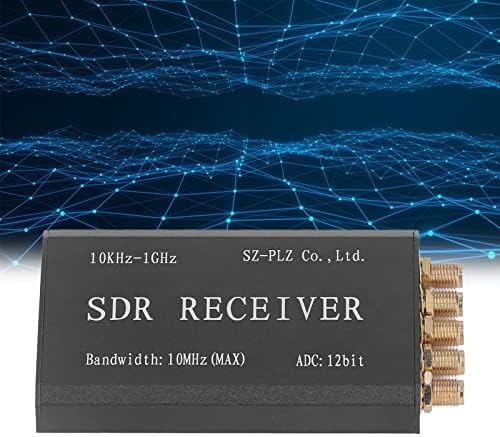 SDR Alıcı Alüminyum Alaşım Basitleştirilmiş Yazılım Tanımlı Radyo Alıcı Modülü 12bit 10 MHz Bant Genişliği
