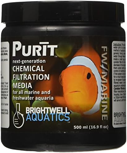 Brightwell Aquatics Purit, Tüm Deniz ve Tatlı Su Akvaryumlarında Kullanılmak üzere Yeni Nesil Kimyasal Filtrasyon