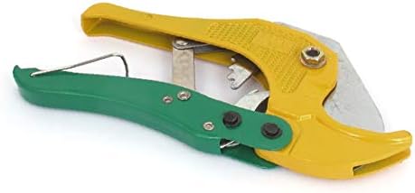 X-DREE Taşınabilir PVC Boru Kesme Çelik Kilitleme Pense Sarı Yeşil (Pinza di bloccaggio acciaio başına taglio di tubi