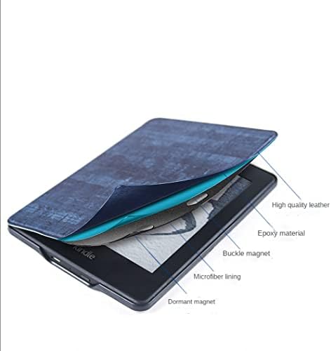 KPW 5 Tablet [11. Nesil, 2021 Sürümü] 6.8 İnç, deri Folio Standı Akıllı Hafif Darbeye Dayanıklı Kapak Koruyucu Kılıf