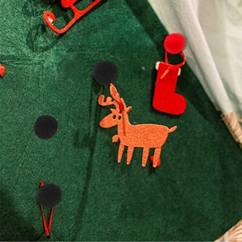 FOMIYES Makrome Dekor 500 pcs Noel Pom Poms Kabarık Peluş Ponpon Siyah Pom Pom El Sanatları Topları için DIY El Sanatları