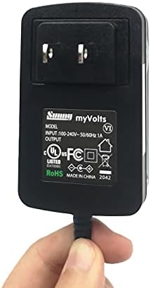 MyVolts 9V Güç Kaynağı Adaptörü ile Uyumlu/Philips PET825/58 DVD Oynatıcı için Yedek-ABD Plug