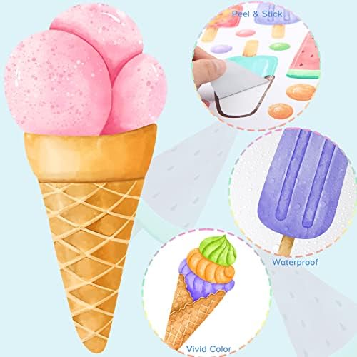 Çocuk Odası Dondurma Duvar Çıkartmaları Pastel Lollies Sticker Şekerler Tatlılar Duvar Sticker Oyun Odası Dekorasyon