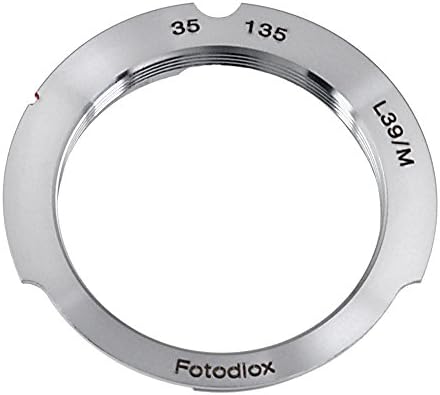 Fotodiox Lens Montaj Adaptörü, M39 (39mm x1 İplik, Leica Vidalı Bağlantı) Lens, 35mm/135mm Çerçeve Hattına sahip Leica