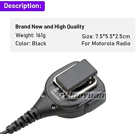 Yeni Motorola GP328 HT750 HT1250 GP339 GP320 GP340 MTP700 Radyo El Hoparlör Mikrofon