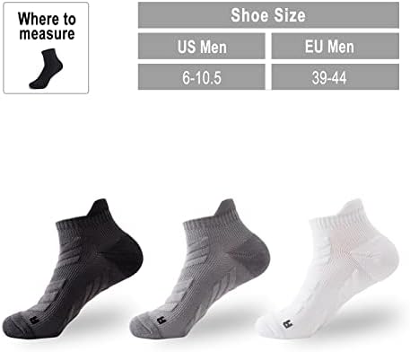 BAYKUORA Buzağı %100 % Pamuk Çorap Erkekler için, Orta Rahat Ayak Bileği Çorap Mens için, Atletik Havlu Çorap Yastık