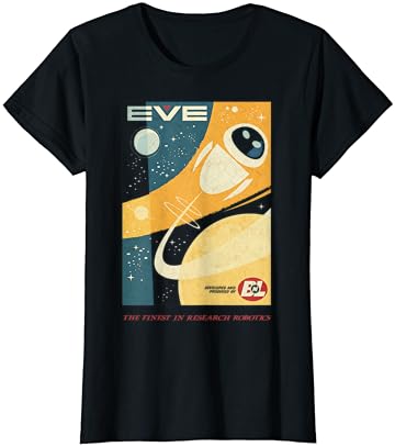 Disney Pixar Wall-E Eve En Iyi Araştırma Robotik Posteri T-Shirt