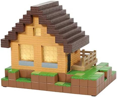 Bölüm 56 Minecraft Köy Evi Aydınlatmalı Bina, 6.375 İnç, Çok Renkli