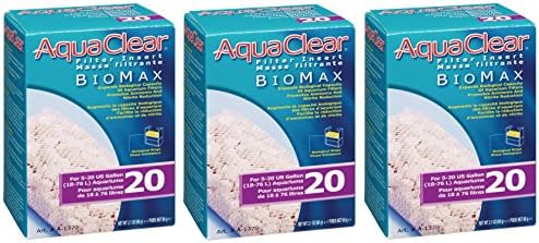 (3'lü Paket) Aquaclear 20 galonluk Biomax