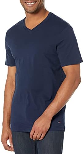 Tommy Hilfiger erkek Fanilalar 3 Paket Pamuk Klasikleri V Yaka T-Shirt