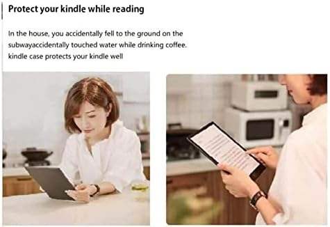 Kılıf için 6 Tamamen Yeni Kindle(11. Nesil-2022 Sürümü), Slim Fit Standı Kapak ile Otomatik Uyku/Uyandırma Kindle