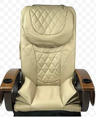 Pedikür sandalyesi Masaj Alt hava koltuk kılıfı Yastık Aseton Dayanıklı Tip C4 (Bej Mermer Rengi)