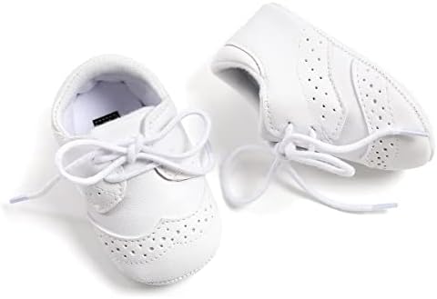 Bebek Erkek Kız Ayakkabı Yumuşak Taban Bebek Moccasins Yenidoğan Oxford Loafer'lar Kaymaz Toddler Düğün Üniforma Elbise