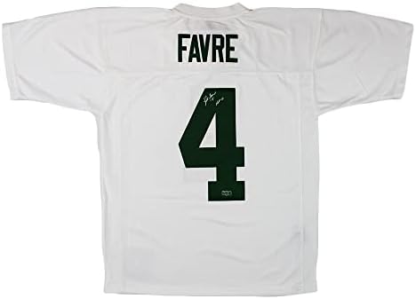 Brett Favre İmzalı Green Bay Packers Mitchell & Ness Beyaz Forma-İmzalı NFL Formaları