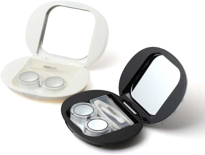 TBIIEXFL Manyetik İndüksiyon kontakt lens Çantası İnce Tasarım kontakt lens çantası Göz Kontakları Durumda (Renk: