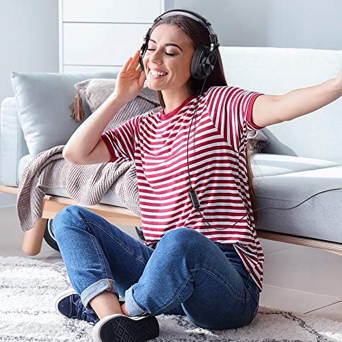 OneOdio A71 Taşınabilir Katlanabilir Oyun Kablolu aşırı kulaklıklar Stereo Ses ve 360 Derece Boom Mic ile PC'ler ve