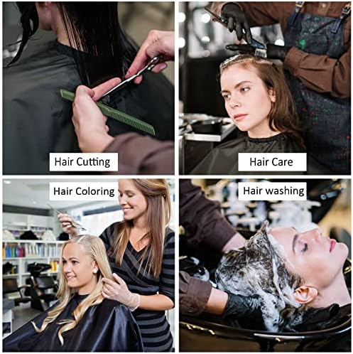 Foaincore 20 Paket Profesyonel Saç Kesme Salon Naylon Pelerin Berber Şekillendirici Pelerin Snap Kapatma ile saç Pelerinler