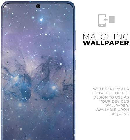 Tasarım Skinz Mavi ve Mor Karışık Evren Koruyucu Vinil Çıkartması Wrap Cilt Kapak ile Uyumlu Samsung Galaxy S20 (Ekran