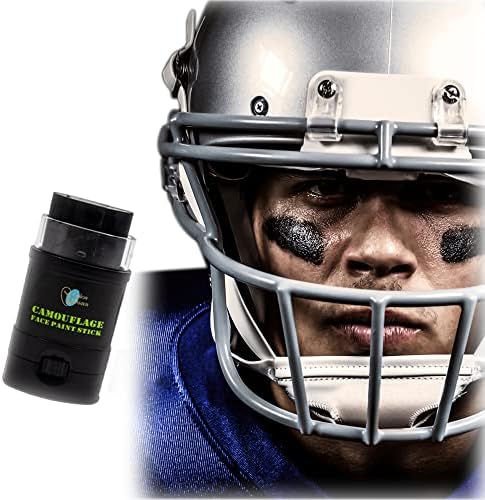 ColorMaster Camo yüz boyası Sopa Göz Siyah Futbol, Göz Siyah Beyzbol,Paintball, ve Airsoft Kullanımı (SİYAH)