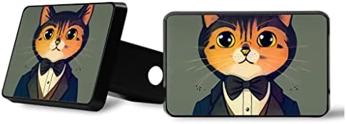 Komik Kedi Baskı Römork Bağı Kapağı-Sanat Baskı Römork Bağı Kapağı-Renkli Baskı Römork Bağı Kapağı
