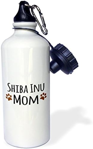 3dRose Shiba Inu Köpek Annesi-Cinsine göre köpek-çamurlu kahverengi pençe izleri-köpek aşığı-gururlu evcil hayvan