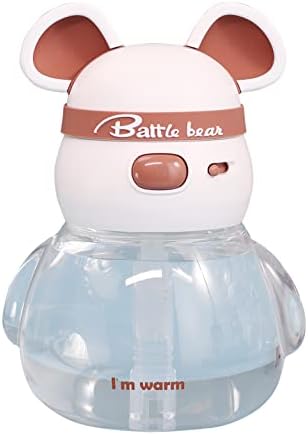COTTHOSET Sevimli Ayı Çocuklar Su Şişesi ile Saman sapı Kap Sızdırmaz Tritan BPA Ücretsiz Kullanımlık su sürahisi