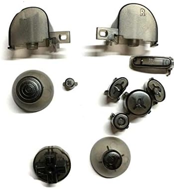 Temizle Siyah Düğmeler Set ABXY Kiti + D-pad Mod Gamecube Denetleyicisi için