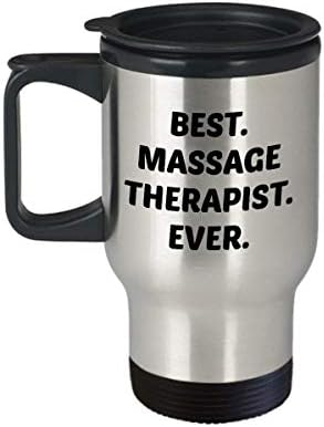 Masaj terapisti Seyahat Kupa En İyi masaj terapisti Hiç-Komik Çay Sıcak Kakao termos kupa-Yenilik Doğum Günü Noel