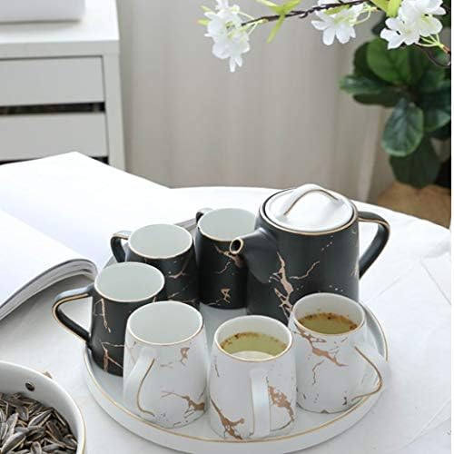 Seramik Kung Fu Demlik Tepsi ile Bir Çaydanlık Altı Bardak ve Bir Tepsi Kung Fu Seyahat çay bardağı El Yapımı demlik