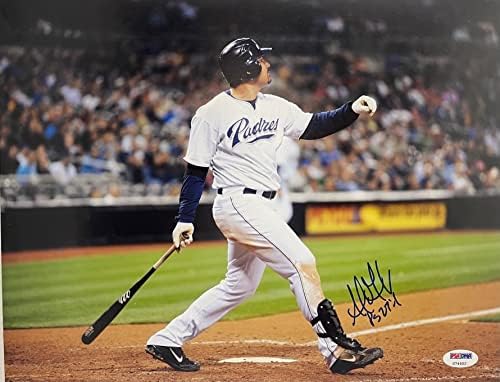 Adrian Gonzalez İmzalı 11x14 Beyzbol Fotoğrafı (PSA) - İmzalı MLB Fotoğrafları