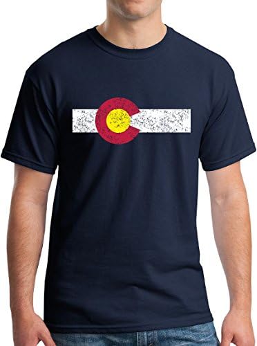 Colorado Eyalet Bayrağı T-Shirt-Vintage Tarzı Dağ Gurur