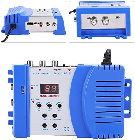 ZLXDP Dijital RF Uyumlu Modülatör AV RF Dönüştürücü VHF UHF PAL Standart TV Modülatör Uydu Alıcıları Tak ve Çalıştır