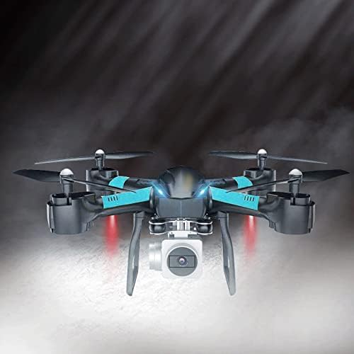 Yuxahiug Drones HD Drone Geniş Açı HD 1080p Quadcopter Tek Anahtar Kalkış ve İniş WiFi İletim Uzaktan Kumanda Helikopter