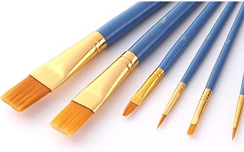 SDGH 25 adet / takım Naylon Kafa Saç Boya Fırçası Yağ Akrilik Su Renk Boyama Boyama Fırça Kalem Sanat Kırtasiye Malzemeleri