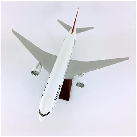 APLİQE Uçak Modelleri için B777 - 300 Büyük 32 cm Türk Havayolları Uçak Die-Cast Plastik Modeli Ev Ofis Kitaplık Dekorasyon