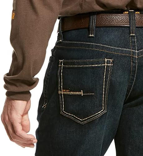 ARİAT Erkek İnşaat Demiri M4 Rahat Durastretch Kenar İstiflenebilir Düz Bacak Jean