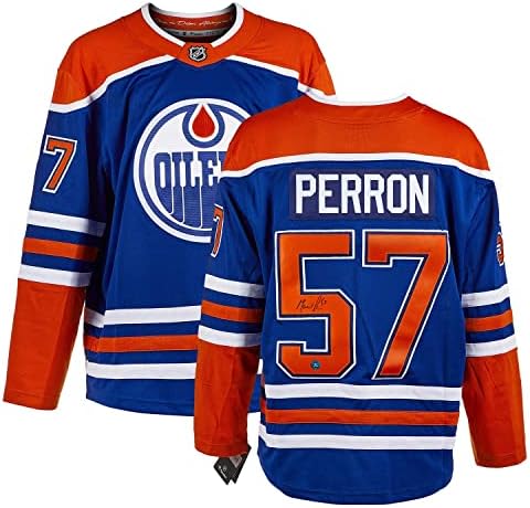 David Perron Edmonton Oilers İmzalı Fanatik Forması-İmzalı NHL Formaları