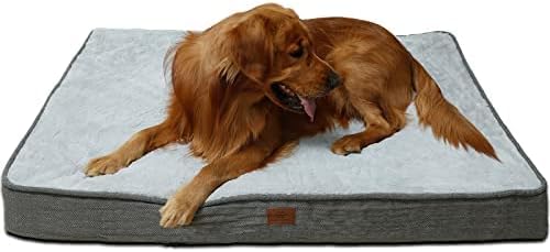 Su geçirmez Köpek Yatakları Büyük Köpekler için Yıkanabilir Kapaklı, Yumuşak Pet Yatak Mat Yastıklar Orta, Ekstra