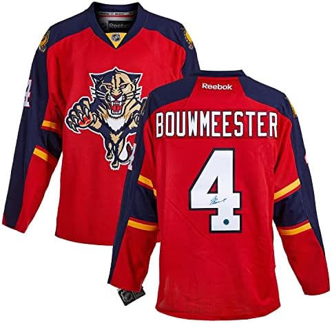 Jay Bouwmeester Florida Panthers İmzalı Reebok Forması-İmzalı NHL Formaları
