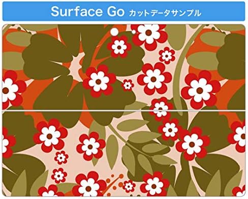 microsoft Surface için ıgstıcker Çıkartması Kapak Go/Go 2 Ultra İnce Koruyucu Vücut Sticker Skins 000750 Yonca Çiçek