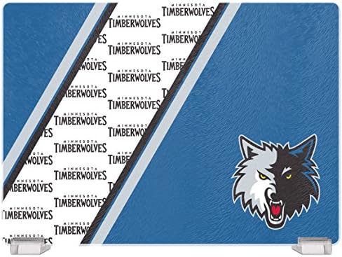 NBA Minnesota Timberwolves Ekran Standlı Temperli Cam Kesme Tahtası
