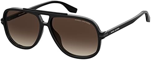 Marc Jacobs erkek Marc 468/S Navigator Güneş Gözlüğü, Siyah / Kahverengi Degrade, 59 mm, 14 mm