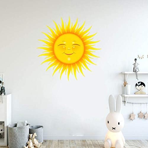 WINOMO Çocuk Odası Dekor Çıkarılabilir Çıkartmalar Ilginç Güneş Duvar Sticker, Dekorasyon, Özgünlük Çıkartmalar Hediye