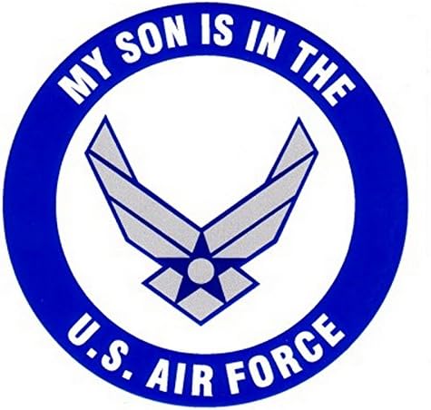 Oğlum Hava Kuvvetleri Çıkartma Etiketinde